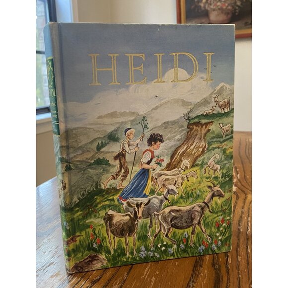 Heidi By Johanna Spyri Illustrated Junior Library Edition 1982 Hardcover - Picture 1 of 11